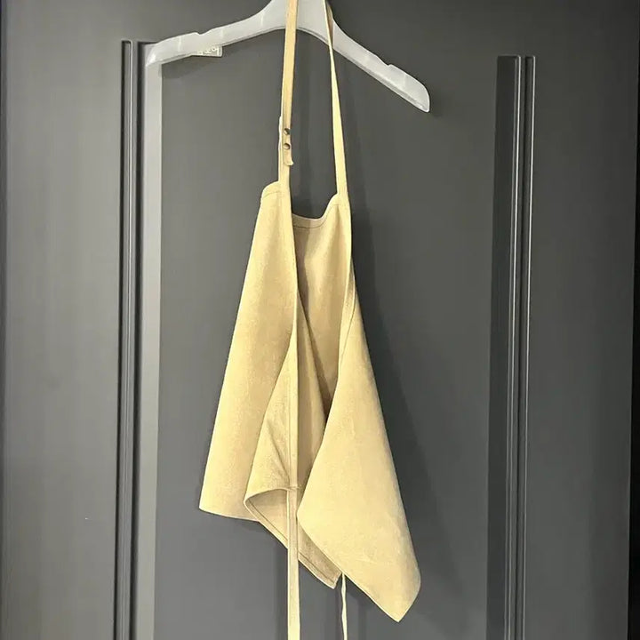 [SOLD OUT] 모노하 suede apron top