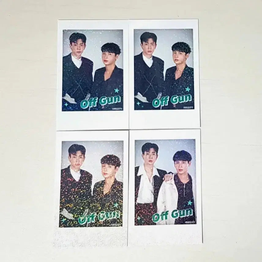 [BUNJANG] OffGun Hologram Card Set / 태국배우 OffGun 홀로그램 카드 세트