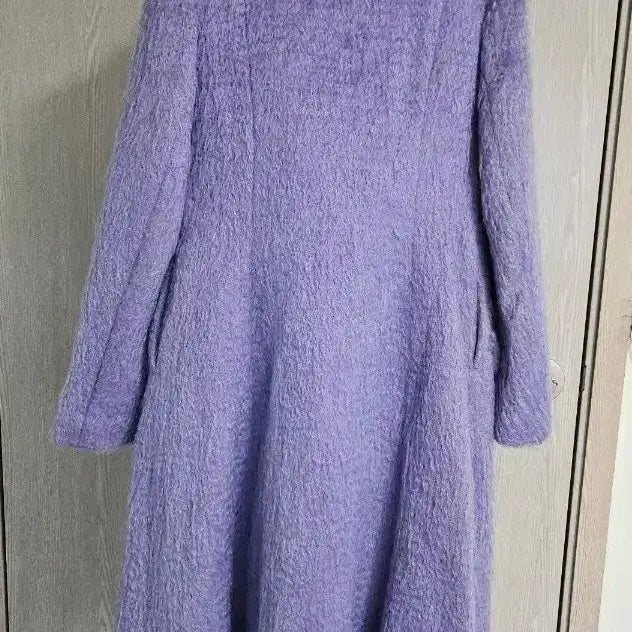 [BUNJANG] MINE Purple Long Coat / 마인MINE 퍼플 롱코트