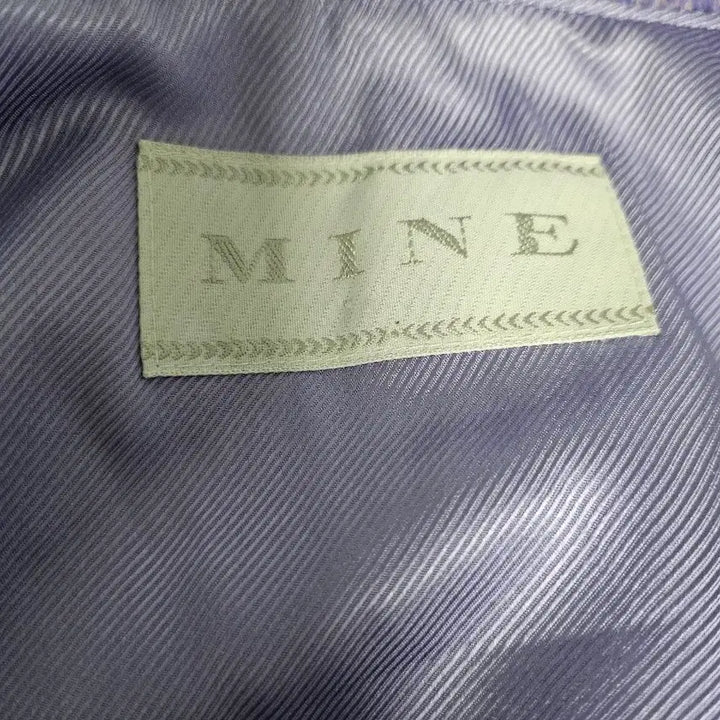 [BUNJANG] MINE Purple Long Coat / 마인MINE 퍼플 롱코트