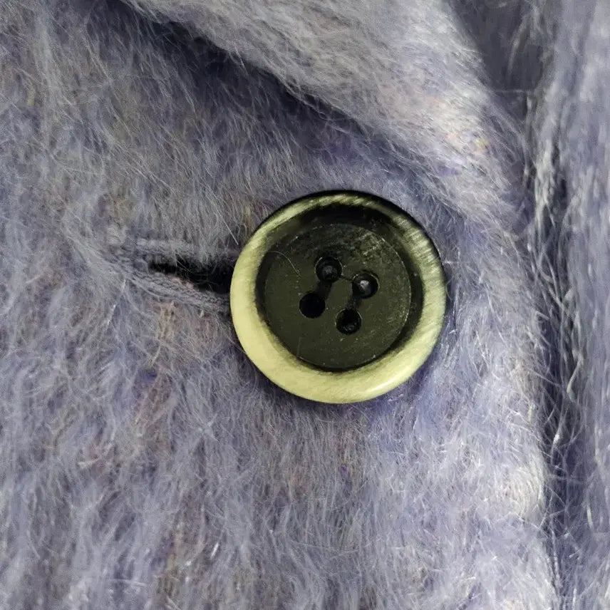 [BUNJANG] MINE Purple Long Coat / 마인MINE 퍼플 롱코트