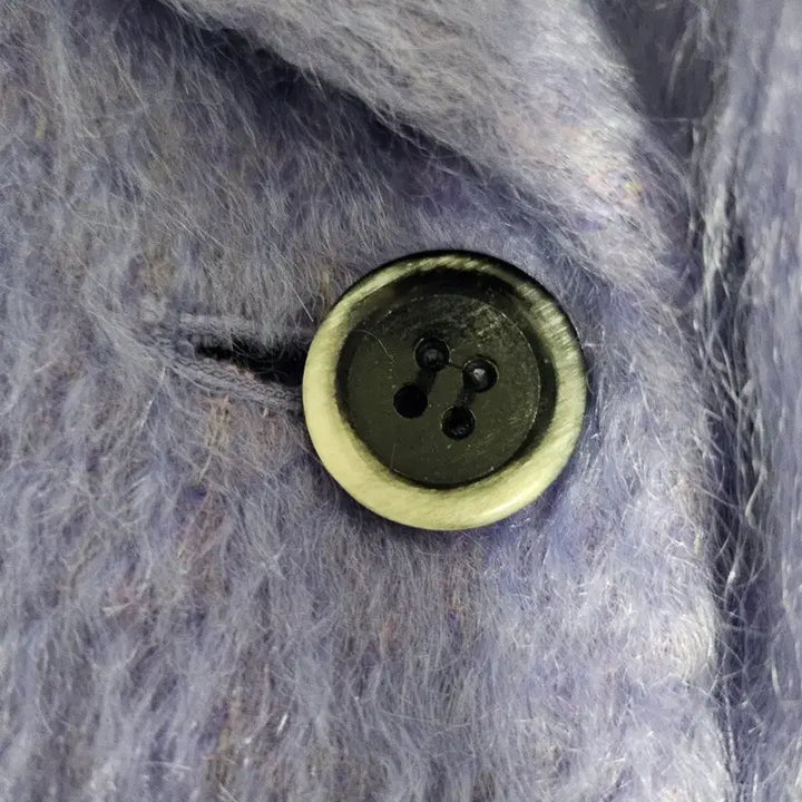 [BUNJANG] MINE Purple Long Coat / 마인MINE 퍼플 롱코트