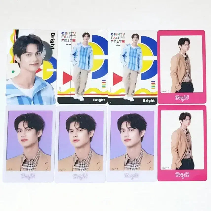 [BUNJANG] Bright Vachirawit Trading Card Set / 태국 배우 브라잇 트레이딩 카드 세트 Bright