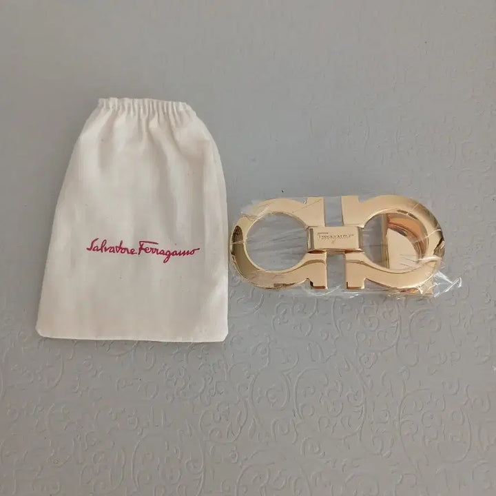 [BUNJANG] Ferragamo Gold Buckle Belt / 페라가모 금장 벨트 버클 새상품 보관품