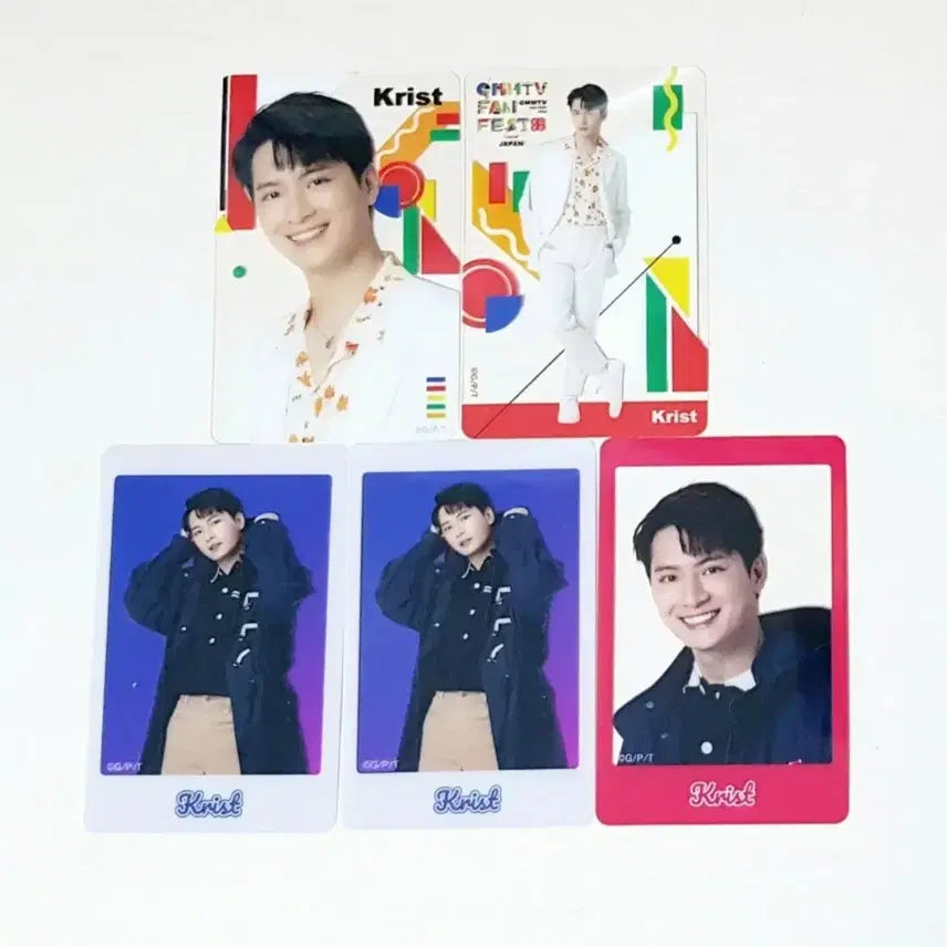 [BUNJANG] Krist Perawat Trading Card Set / 태국 배우 크리스 트레이딩 카드 세트 Krist