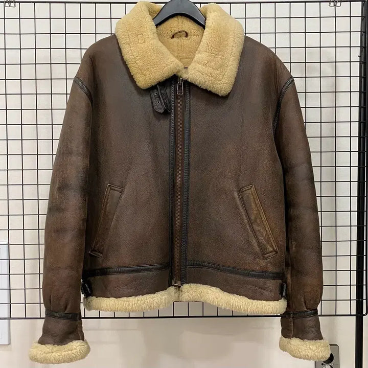 [SOLD OUT] <XL> Italy 빈티지 B-3 양가죽 양털 무스탕