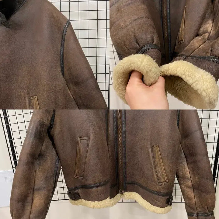 [SOLD OUT] <XL> Italy 빈티지 B-3 양가죽 양털 무스탕