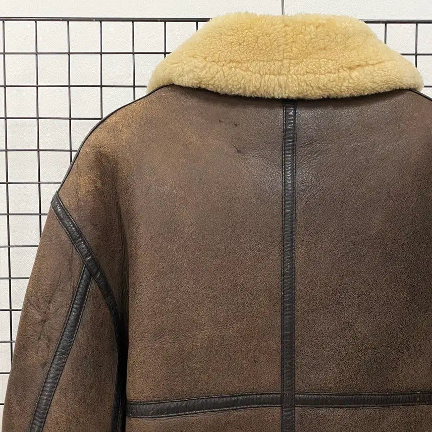 [SOLD OUT] <XL> Italy 빈티지 B-3 양가죽 양털 무스탕
