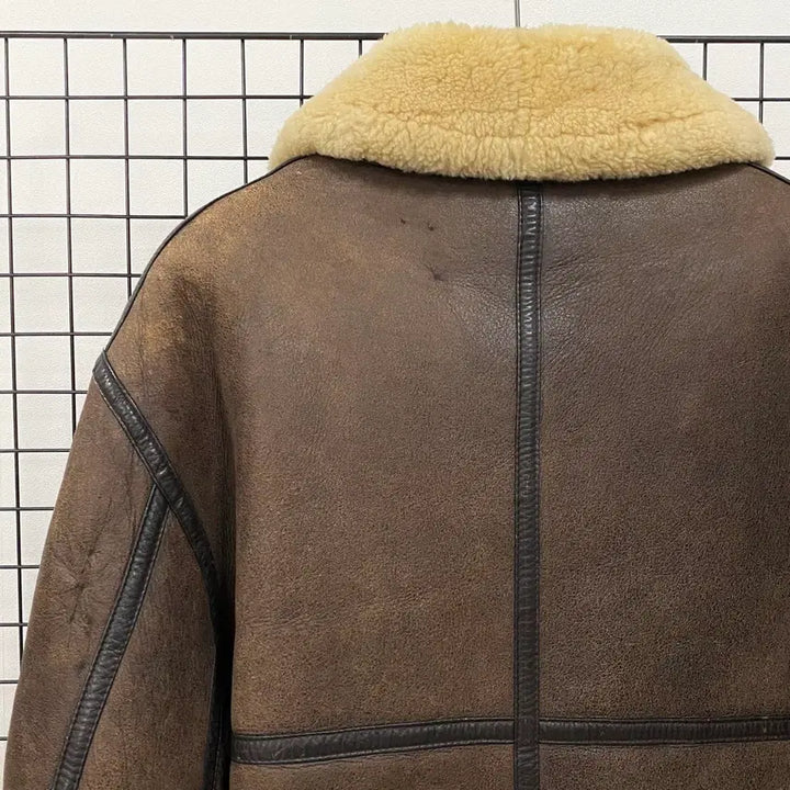 [SOLD OUT] <XL> Italy 빈티지 B-3 양가죽 양털 무스탕