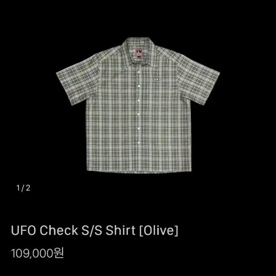 [BUNJANG] Fuckthatnerdshop Olive Checkered Shirt / 퍽댓너드샵 체크셔츠 올리브m