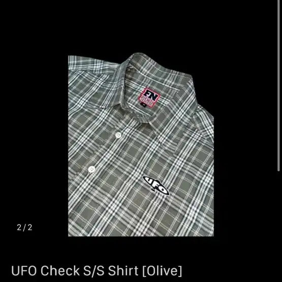 [BUNJANG] Fuckthatnerdshop Olive Checkered Shirt / 퍽댓너드샵 체크셔츠 올리브m