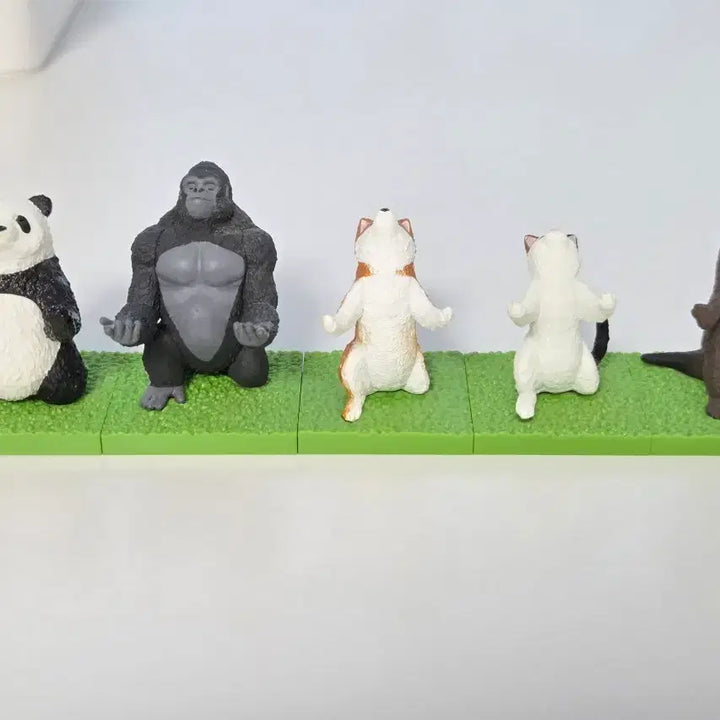 [BUNJANG] Unspecified Animal Figure Full Set / 주인님 가져왔습니다 펜홀더 가챠 풀셋) 동물 강아지 고양이 판다 피규어