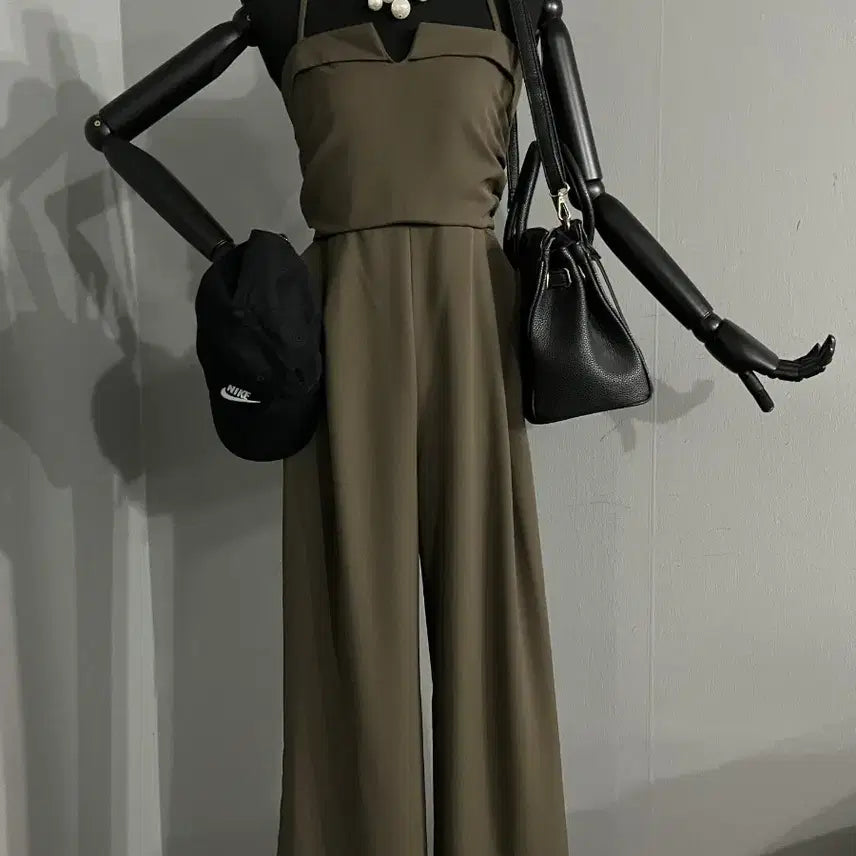 [BUNJANG] Edge Wide Jumpsuit / 엣지와이드점프수트/점프수트