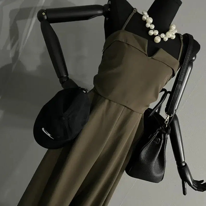 [BUNJANG] Edge Wide Jumpsuit / 엣지와이드점프수트/점프수트