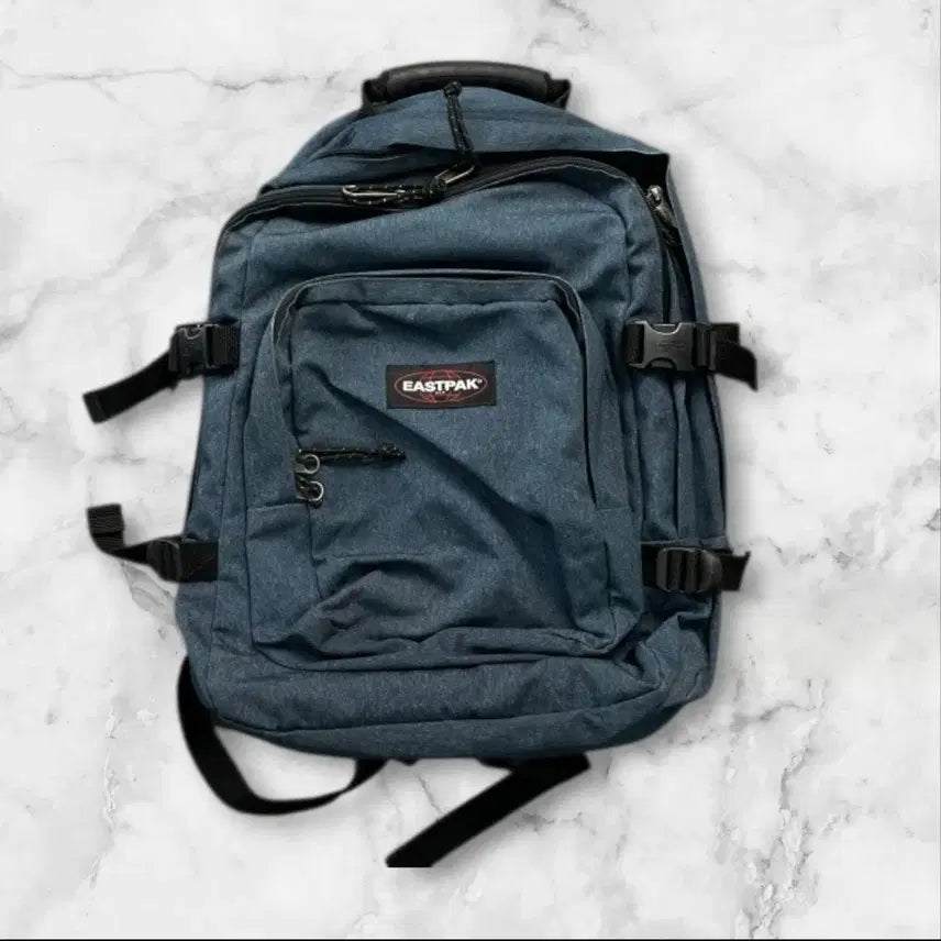 [BUNJANG] Eastpak Denim Backpack / 이스트팩 백팩 블루 데님