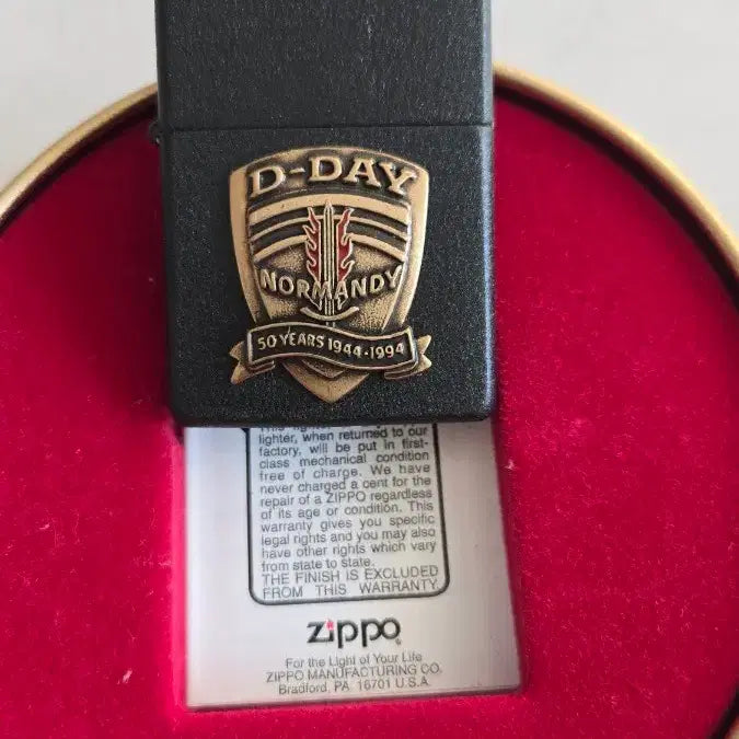 [BUNJANG] Zippo Normandy 50th Anniversary Commemorative Lighter / 지포 노르망디 50주년기념 라이타