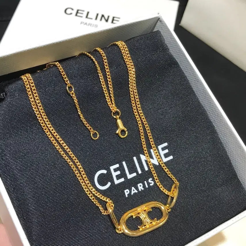 [BUNJANG] Celine Triomphe Necklace / 셀린느 목걸이