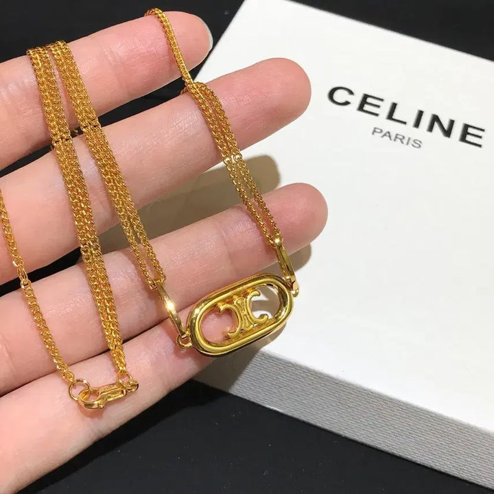 [BUNJANG] Celine Triomphe Necklace / 셀린느 목걸이