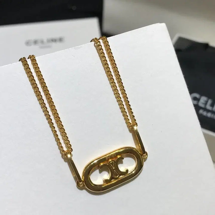 [BUNJANG] Celine Triomphe Necklace / 셀린느 목걸이