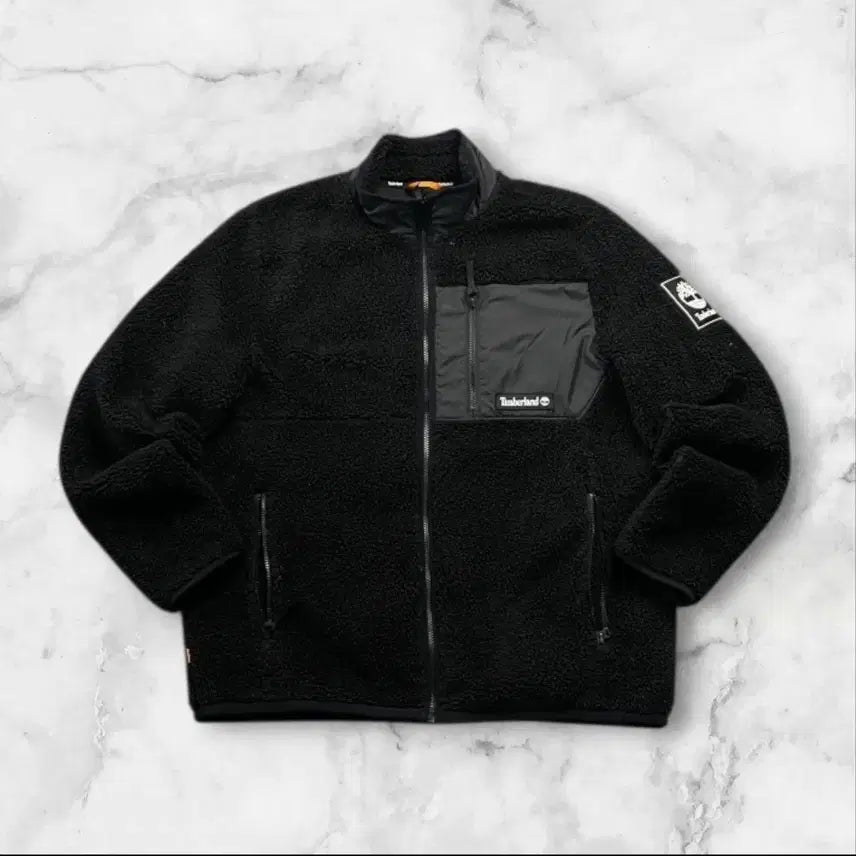 [SOLD OUT] 팀버랜드 블랙 뽀글이 플리스 자켓105