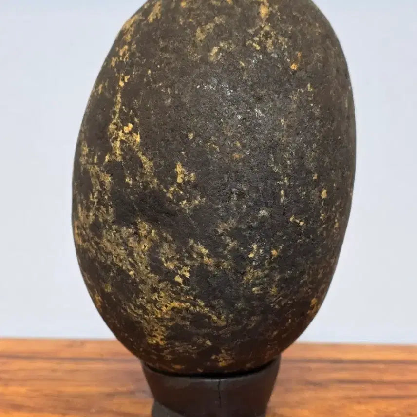 [BUNJANG] Antique Stone with Yellow Color Pattern / 260424 황컬러 문양이 아름다운 연도 해석 수석 팝니다
