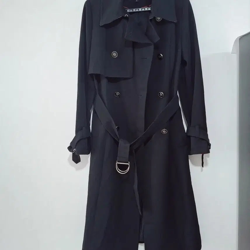[SOLD OUT] 에고이스트 블랙 트렌치코트 벨트 5566
