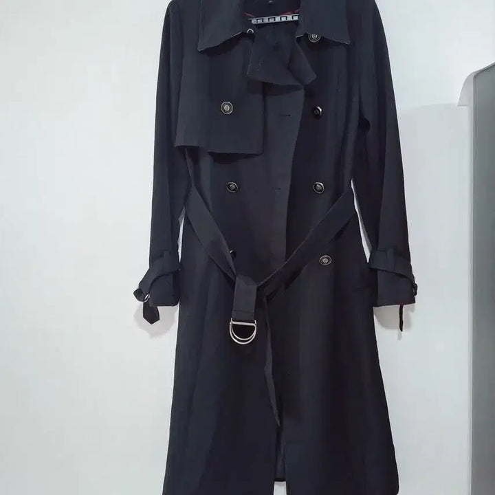 [SOLD OUT] 에고이스트 블랙 트렌치코트 벨트 5566