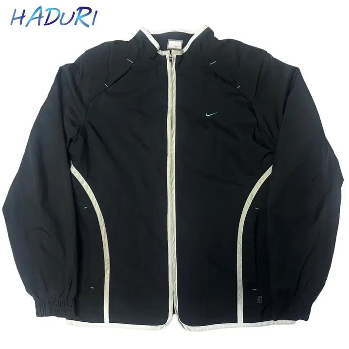 [BUNJANG] Nike 00s Tennis Logo Black Windbreaker M / 나이키 00s 테니스로고 블랙바람막이 M