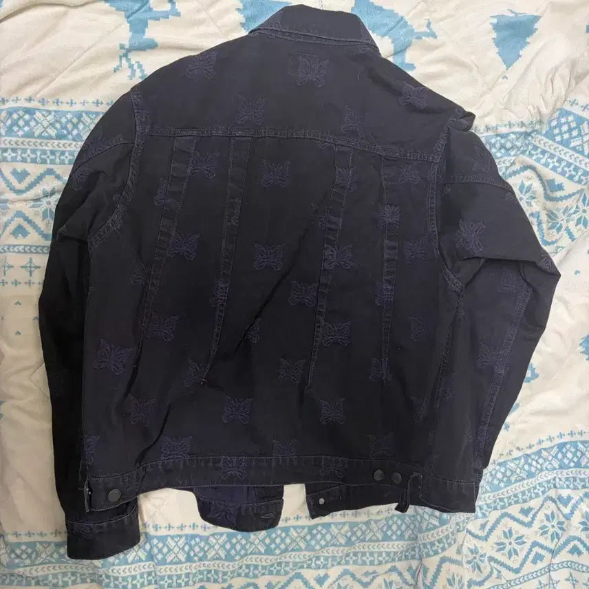 [BUNJANG] Needles Denim Black Jacket / 니들스 데님 흑청 자켓