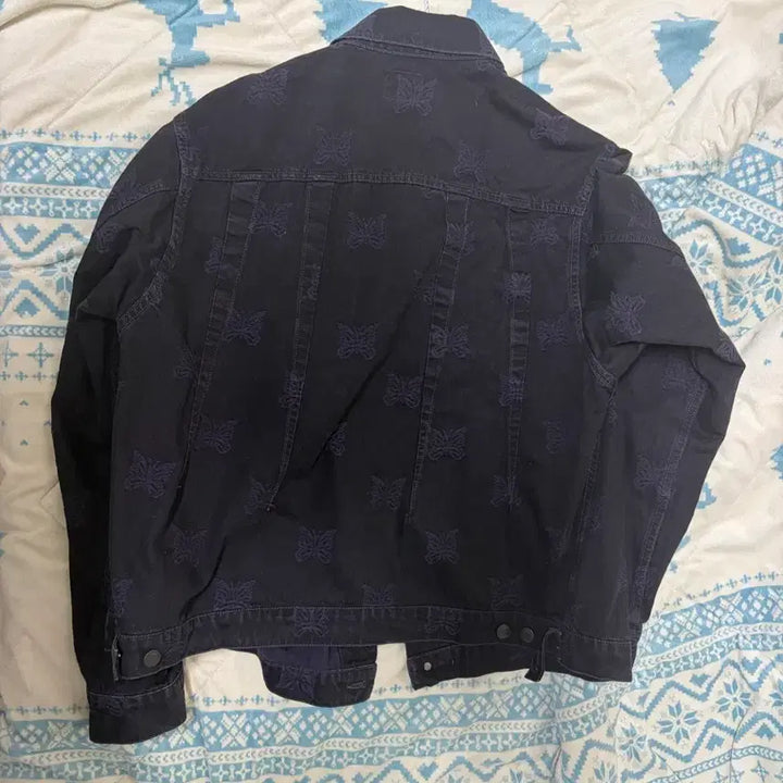 [BUNJANG] Needles Denim Black Jacket / 니들스 데님 흑청 자켓