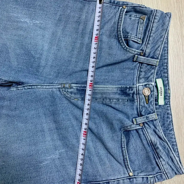 [SOLD OUT] 게스 연청 와이드 데님 팬츠