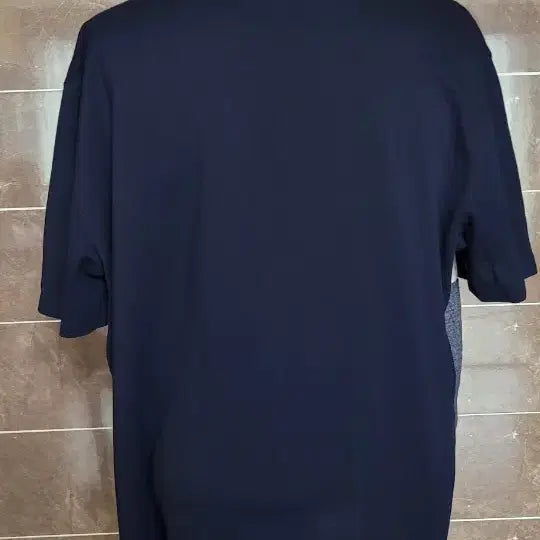 [SOLD OUT] (남성110사이즈)지오지아 네이비 배색 반팔티
