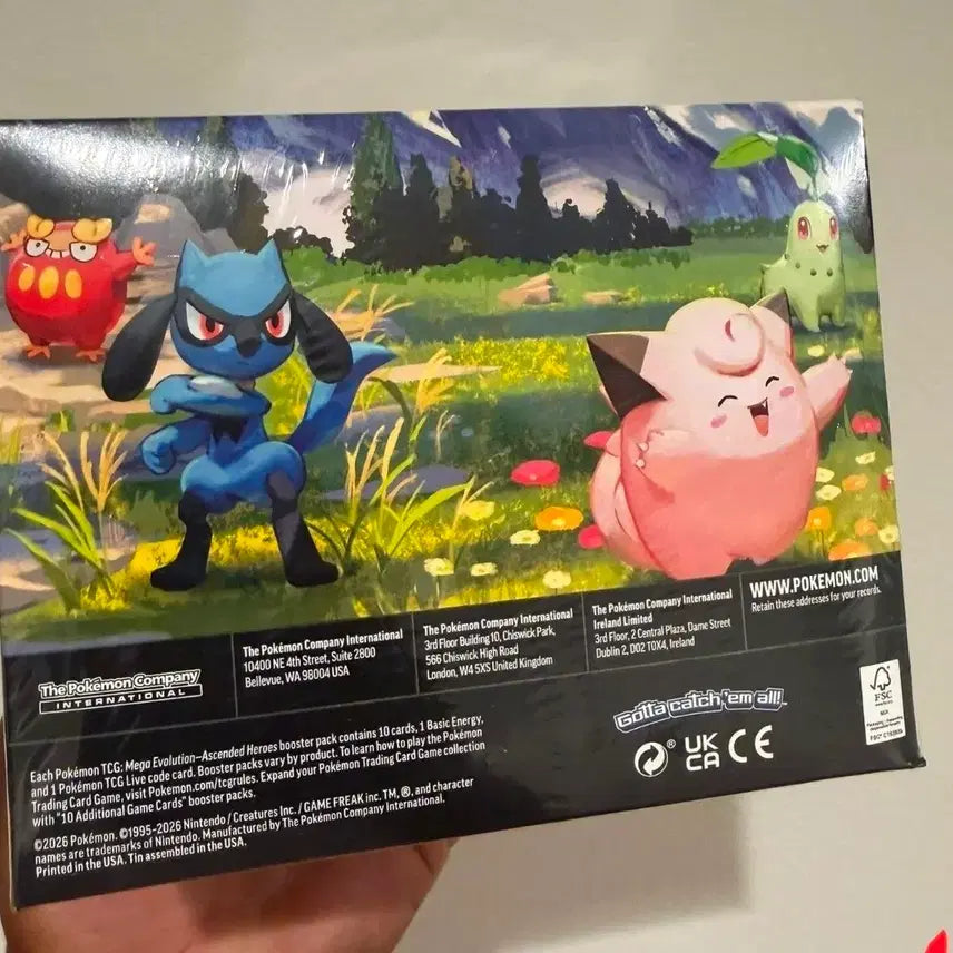 [SOLD OUT] 포켓몬 북미 메가 에볼루션 Ascended Heroes 미니틴 세트