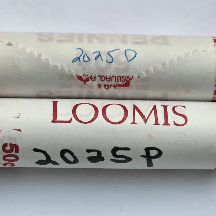 [SOLD OUT] 링컨 1센트 2025년도 미사용 2종 롤 페니