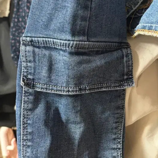 [BUNJANG] Denim Skirt and Shirt Set / 청 데님 스커트 밴딩 Free 사이즈 외