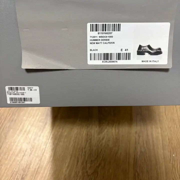 [BUNJANG] Balenciaga Hummer Derby Size 41 / 발렌시아가 허머 더비 41사이즈