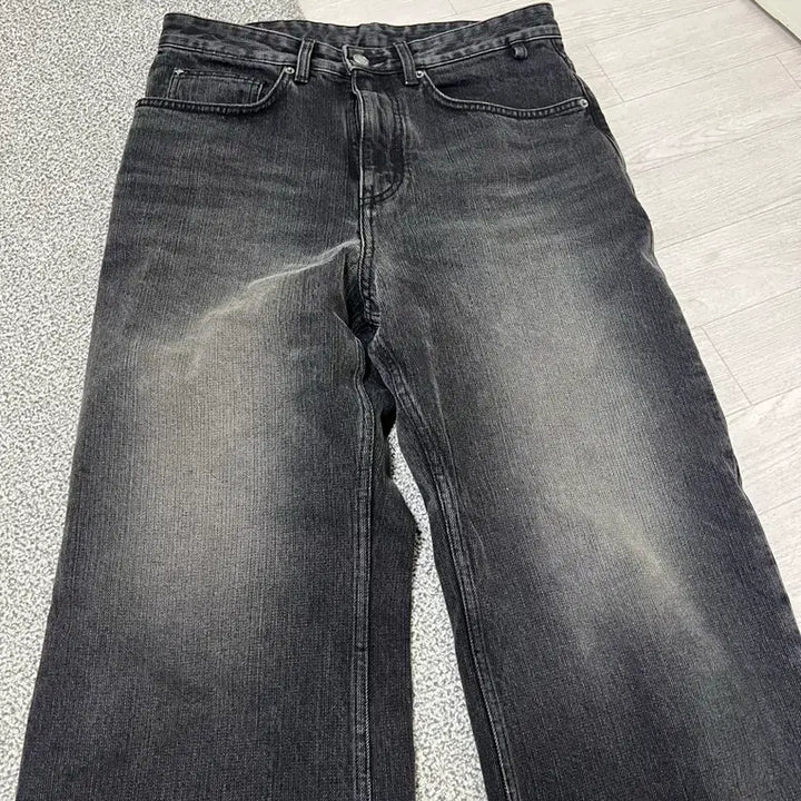 [BUNJANG] VALLIE True Wide Denim Pants - Rail Black / 벨리에 트루 와이드 데님 팬츠 - 레일 블랙 W28/L32