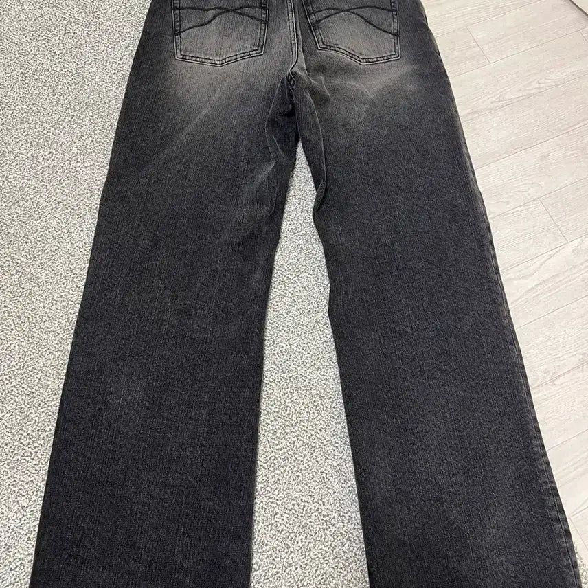 [BUNJANG] VALLIE True Wide Denim Pants - Rail Black / 벨리에 트루 와이드 데님 팬츠 - 레일 블랙 W28/L32