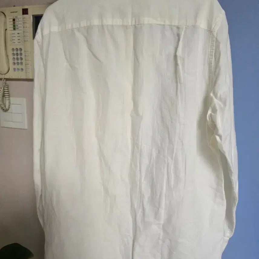 [BUNJANG] Uniqlo White Band Collar Shirt XL / 유니클로 화이트 밴드 칼라 셔츠 XL