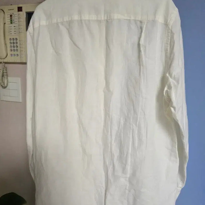 [BUNJANG] Uniqlo White Band Collar Shirt XL / 유니클로 화이트 밴드 칼라 셔츠 XL