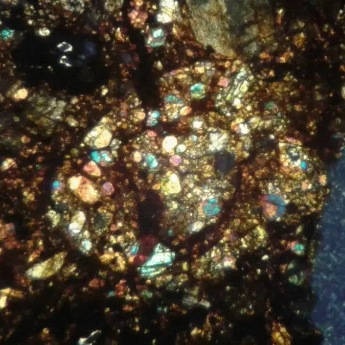 [BUNJANG] L3 Type Chondrite Meteorite / (인하)석질운석 싸게판매합니다 ~콘드라이트 현미경사진참조