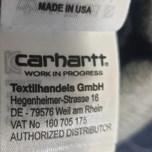 [BUNJANG] Carhartt Color Block Beanie / 칼하트 배색 비니 블랙&amp;그레이 (OS)