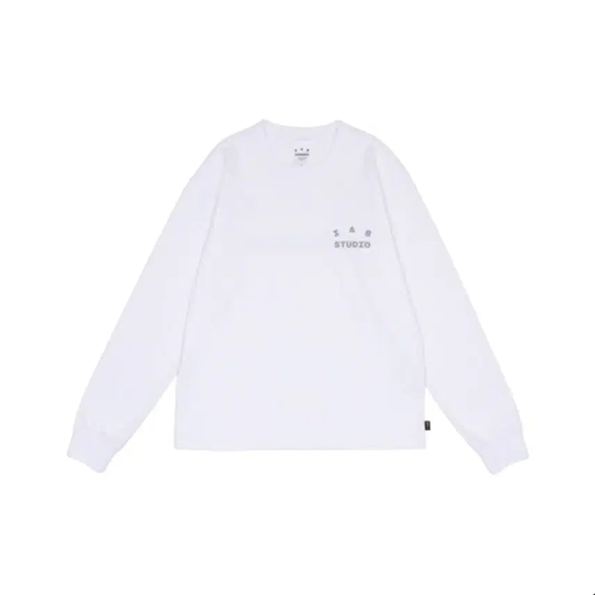 [BUNJANG] IAB Studio White Long Sleeve T-Shirt XL / [XL]IAB Studio 흰색 긴팔 티셔츠