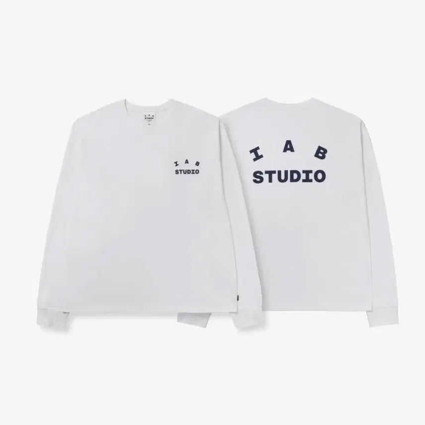 [BUNJANG] IAB Studio White Long Sleeve T-Shirt XL / [XL]IAB Studio 흰색 긴팔 티셔츠