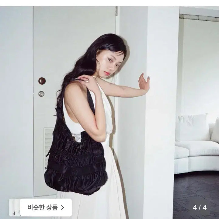 [SOLD OUT] YAHN(얀시시) 페어리 호보백 블랙