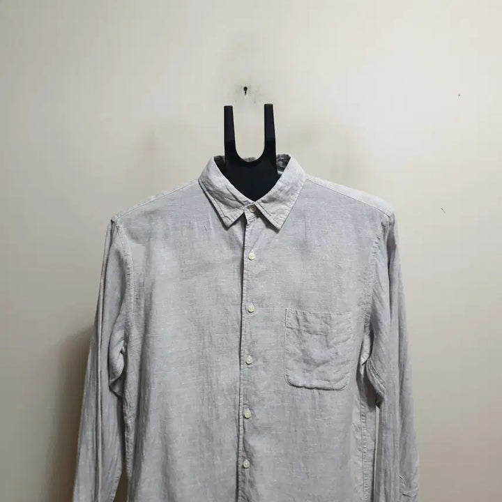 [BUNJANG] Uniqlo Linen Shirt (Size 100) / 유니클로 마 남방셔츠/100