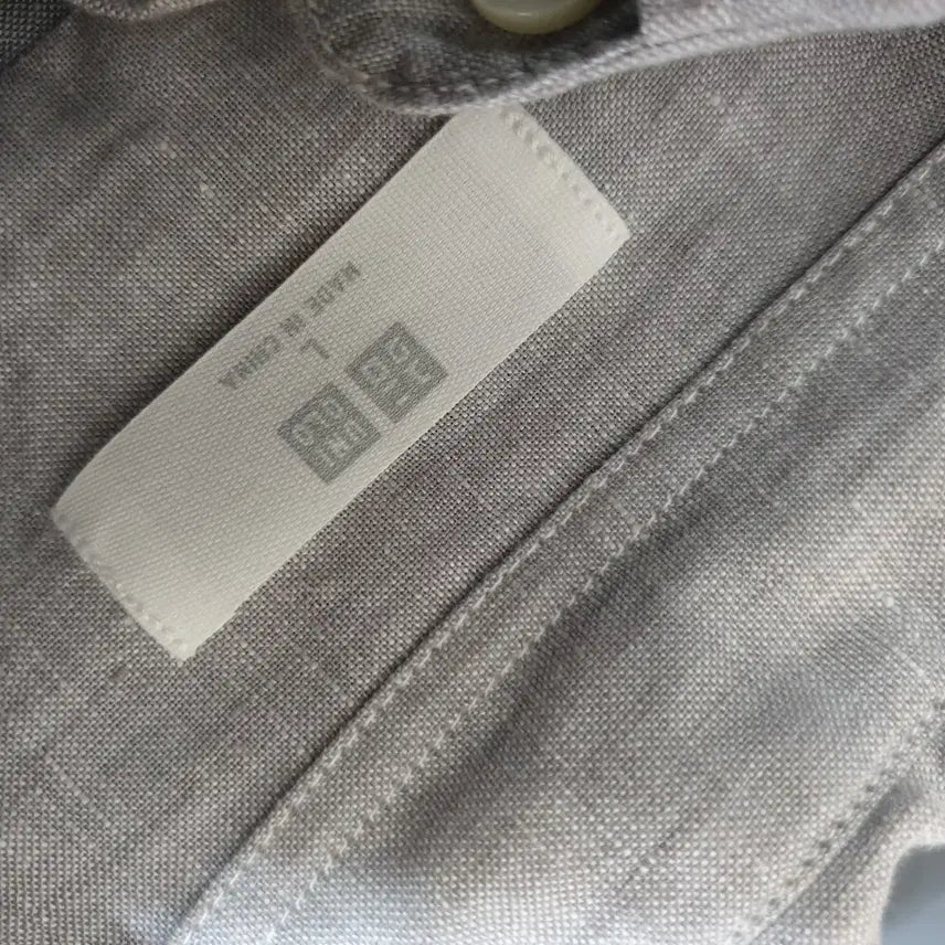 [BUNJANG] Uniqlo Linen Shirt (Size 100) / 유니클로 마 남방셔츠/100