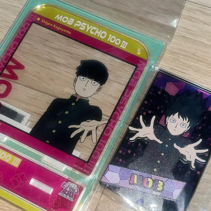 [BUNJANG] Mob Psycho 100 Shigeo Mob Acrylic Stand Set (Sealed) / 미개봉+가격인하) 모브사이코100 시게오 모브 아크릴 스탠드 세트