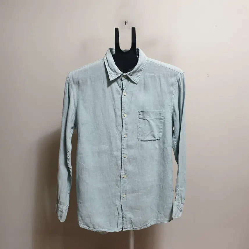 [BUNJANG] Uniqlo Linen Shirt / 유니클로 마 남방셔츠/100