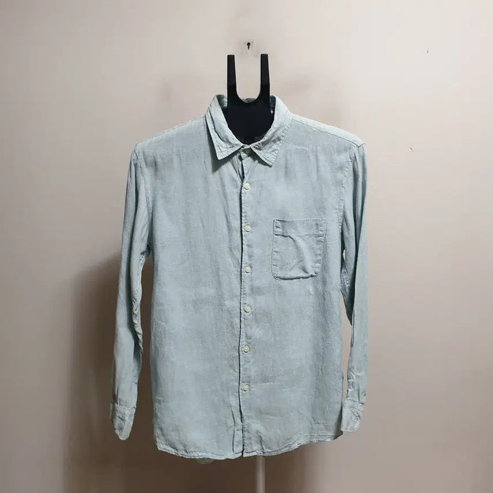 [BUNJANG] Uniqlo Linen Shirt / 유니클로 마 남방셔츠/100